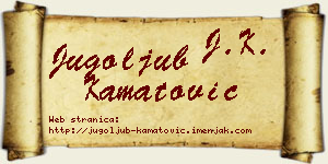 Jugoljub Kamatović vizit kartica